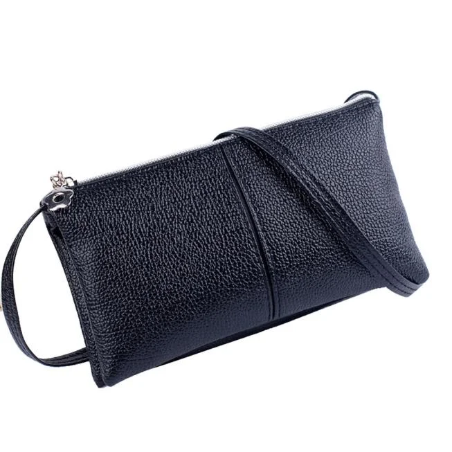 Luxury Designer Women's Handle Bags in Patent Leather for High - End EventsWomen Leather Bifold Wallet Purse Zipper Long Clutch bag