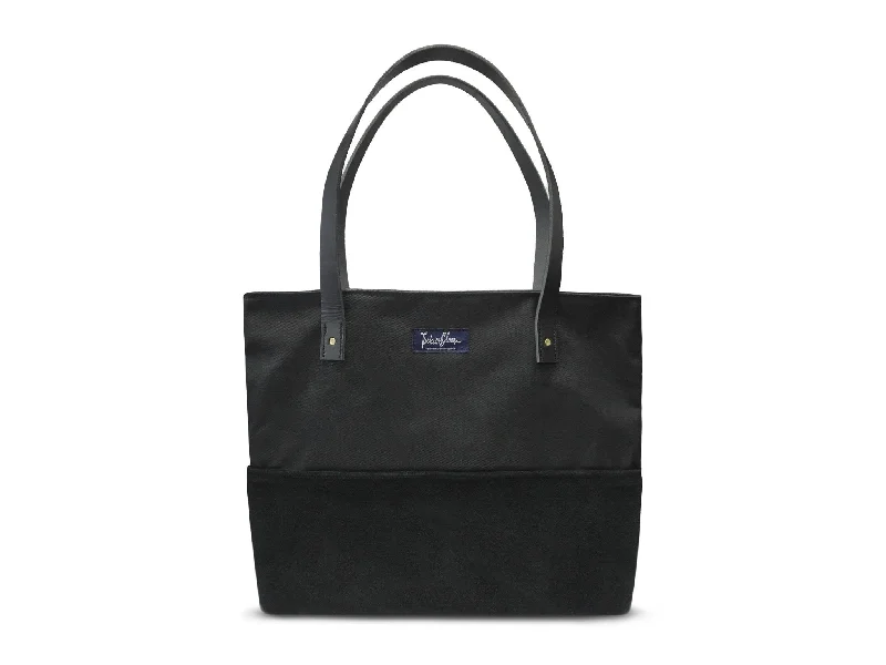 CANVAS AND SUEDE COBBLE HILL TOTE