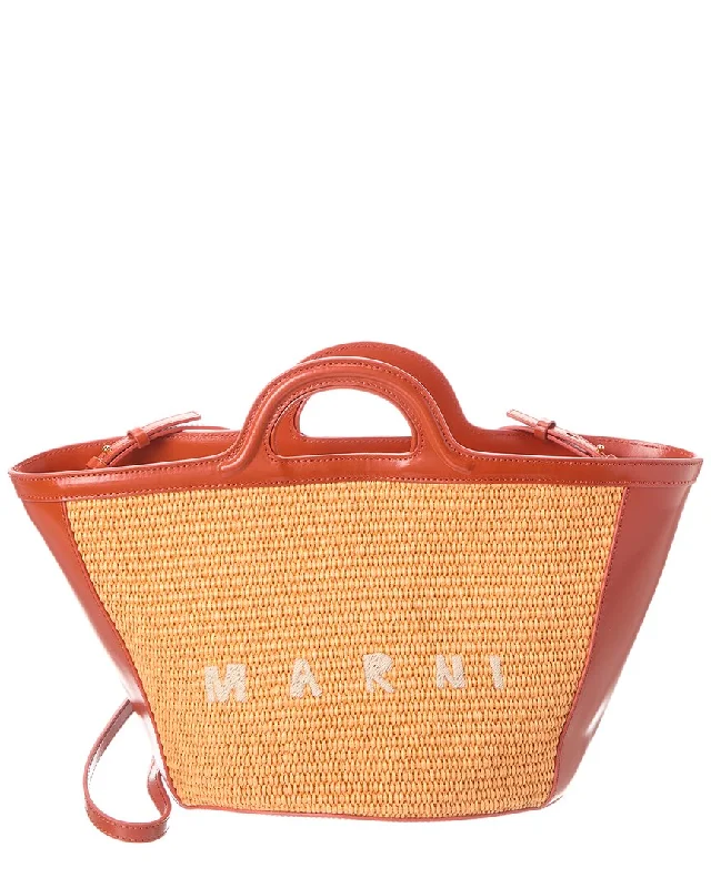 Marni Tropicalia Small Leather Tote