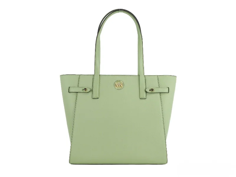 Michael Kors Carmen Large  Sage Saffiano Leather North South Tote Women's Handbag