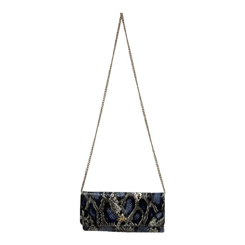 Suede Clutch with Tassel Details in Olive for Fall SoireesVivienne Westwood/Clutch Bag/Animal Pattern/Leather/BLU/