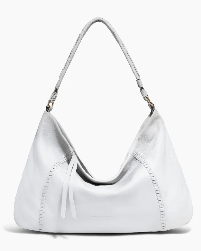 Pvc Shoulder Bag in Clear with Glitter for a Fun and Modern LookAll For Love Hobo