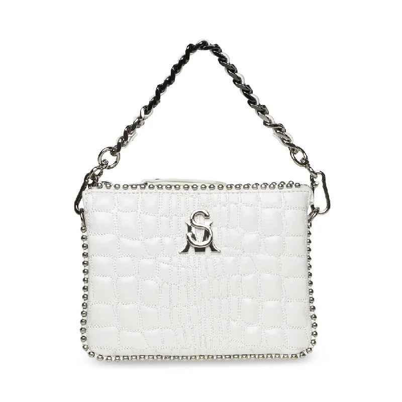 Metallic Shoulder Bag in Gold for Special OccasionsBRAMIE WHITE