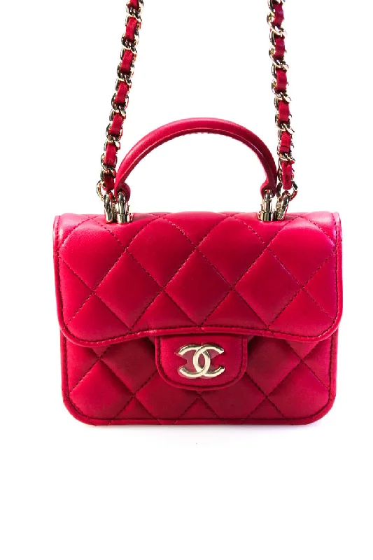 Women's Crossbody Bag with Adjustable Strap in Orange for Customizable ComfortChanel 2021 Quilted Leather Flap Coin Purse Chain Crossbody Handbag Fuschia