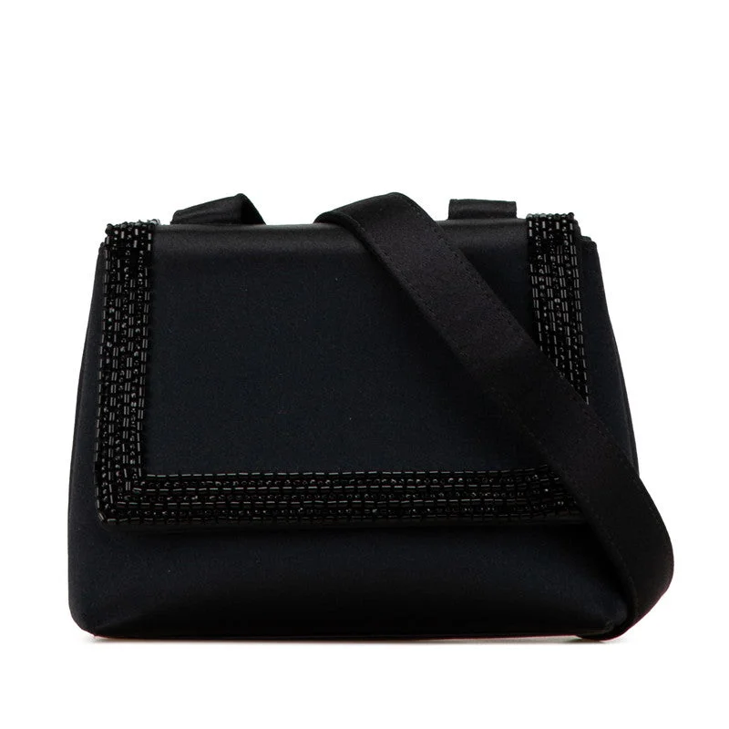 Women's Crossbody Bag with RFID - Blocking Pocket in Black for Safe TravelChanel Coco Mark Mini Shoulder Bag Black Satin