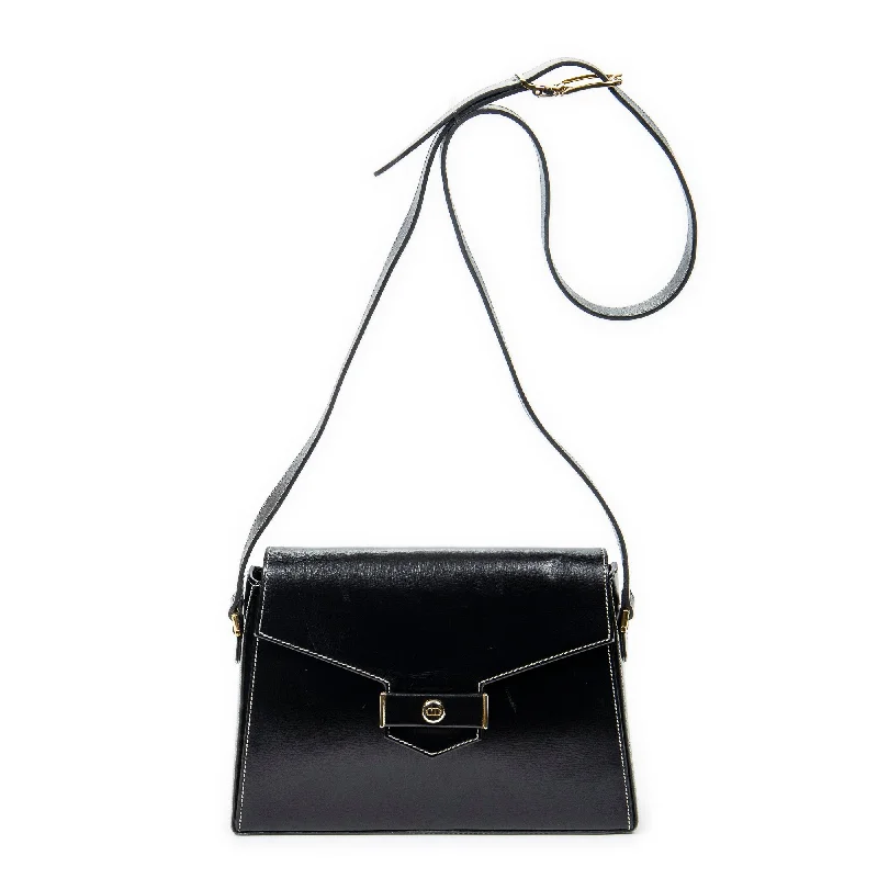 Women's Crossbody Bag with RFID - Blocking Pocket in Black for Safe TravelEnvelope Flap Crossbody