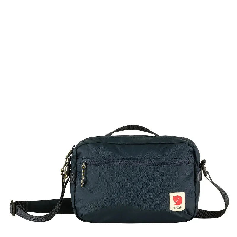 Women's Small Leather Crossbody Bag in Black with Gold Hardware for Evening PartiesFjallraven High Coast Crossbody Bag Navy