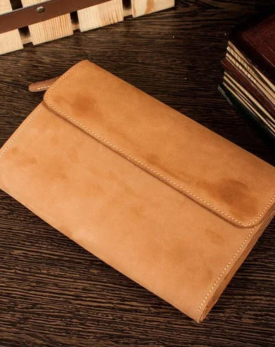 Convertible Women's Card Cases that Double as Keychains in Gold for Added FunctionalityKhaki Cool Mens long Wallet Wristlet Wallets Clutch Wallet Dark Brown Long allets for MenW