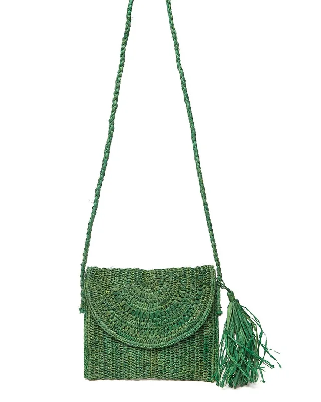 Pvc Shoulder Bag in Clear with Glitter for a Fun and Modern LookMar Y Sol Naomi Raffia Shoulder Bag