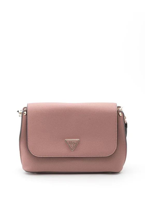 Shoulder Bag with Geometric Pattern in Multicolor for a Contemporary StyleGuess Meridian Shoulder Bag, Light Rose