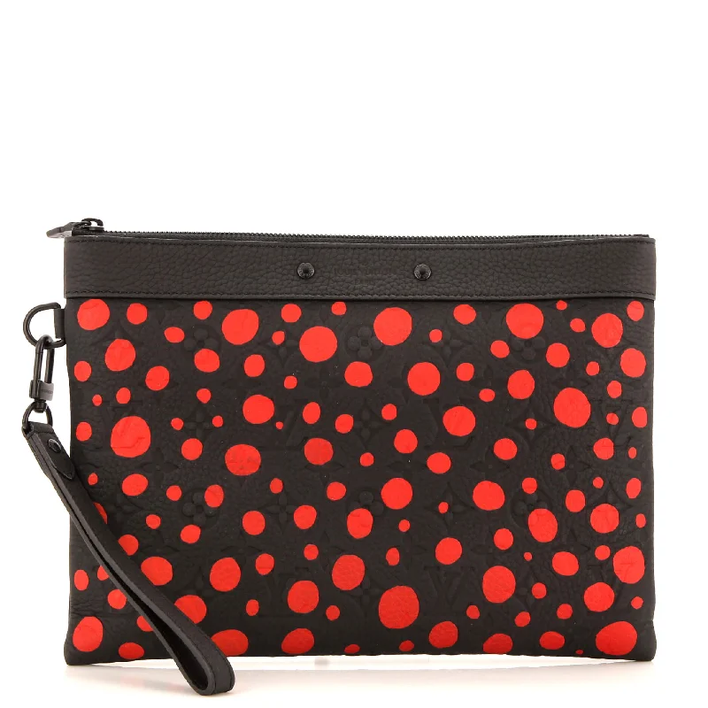 Geometric - Patterned PVC Evening Bag in Multicolor for Trendy Nights OutPochette To Go Yayoi Kusama Infinity Dots Monogram Taurillon Leather