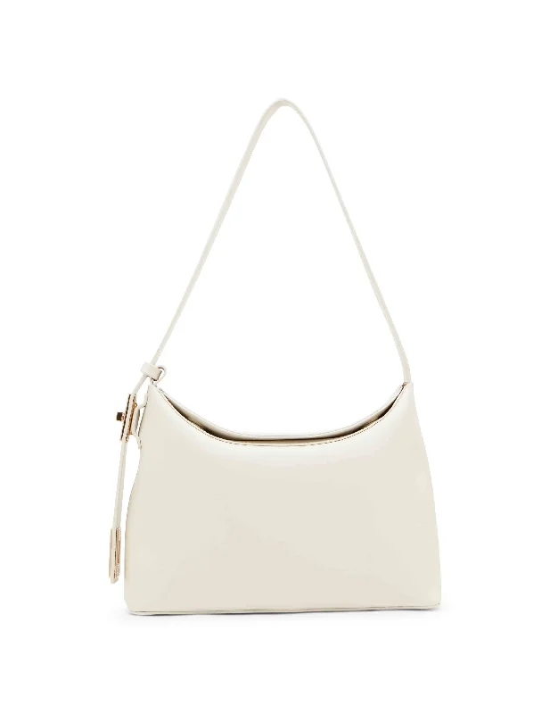 Quilted Shoulder Bag in Cream for a Classic and Elegant LookSmall Convertible Shoulder Bag