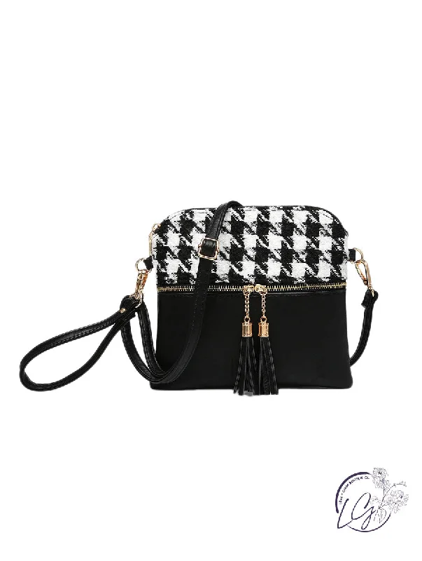 Houndstooth-black/white