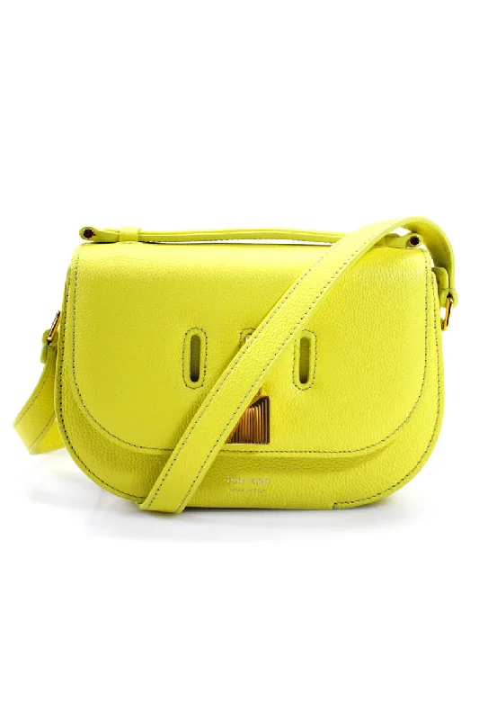 Women's Crossbody Bag with Chain Strap in Gold for a Glamorous TouchTom Ford Lime Crossbody bag from eBay Endless Runway