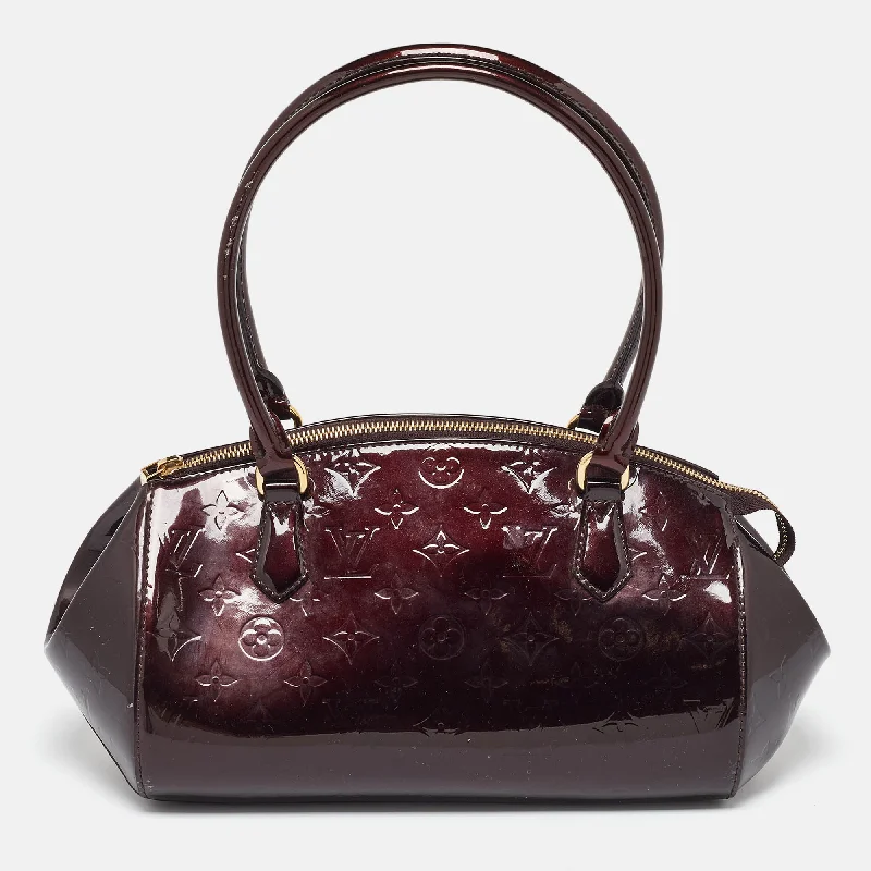 RFID - Blocking Women's Satchels in Purple for Security - Conscious ShoppersLouis Vuitton Amarante Monogram Vernis Sherwood Pm Bag