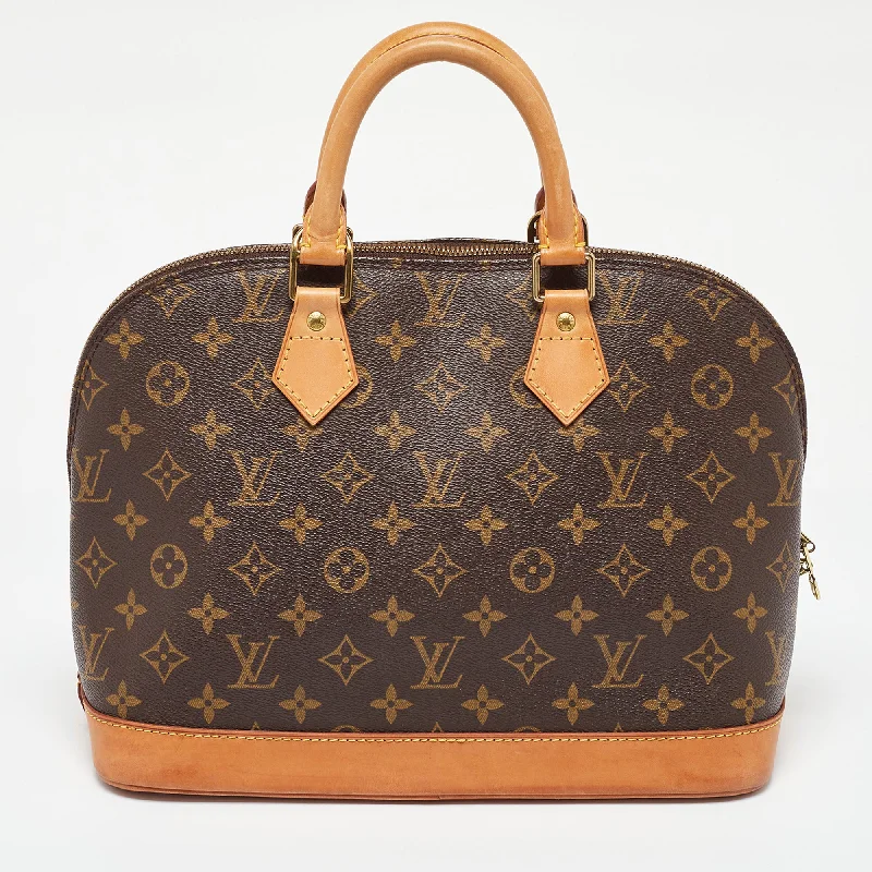 Water - Resistant Women's Satchels in Beige for Outdoor EnthusiastsLouis Vuitton Monogram Canvas Alma Pm Bag