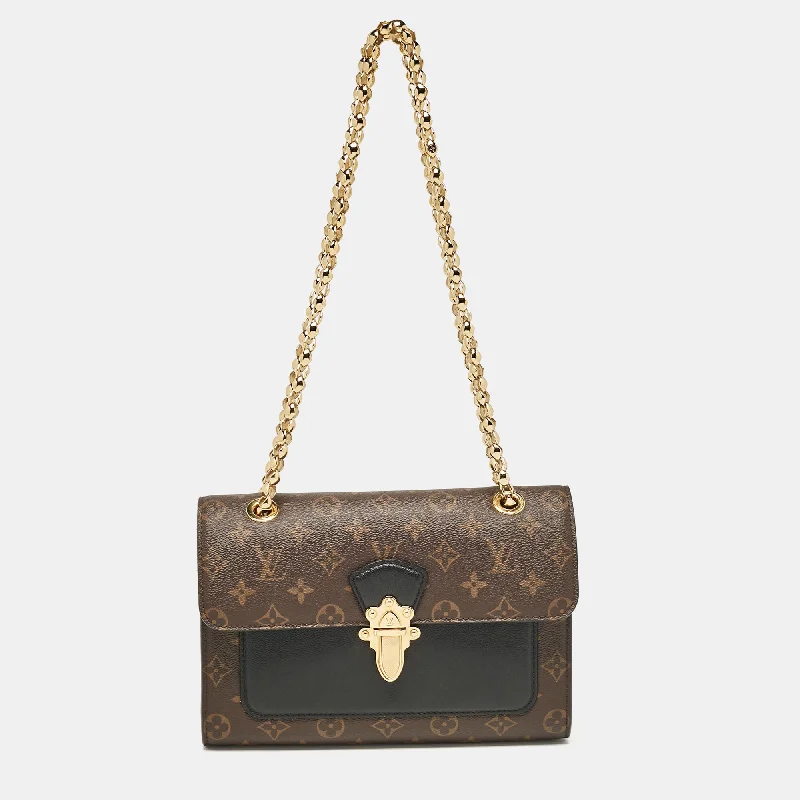 Animal - Print Women's Satchels in Leopard for a Bold Fashion StatementLouis Vuitton Raisin Monogram Canvas Victoire Chain Bag