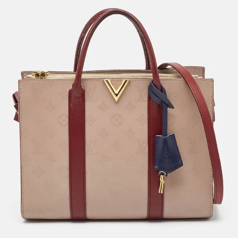 Water - Resistant Women's Satchels in Beige for Outdoor EnthusiastsLouis Vuitton Red/plume Monogram Leather Very Mm Bag