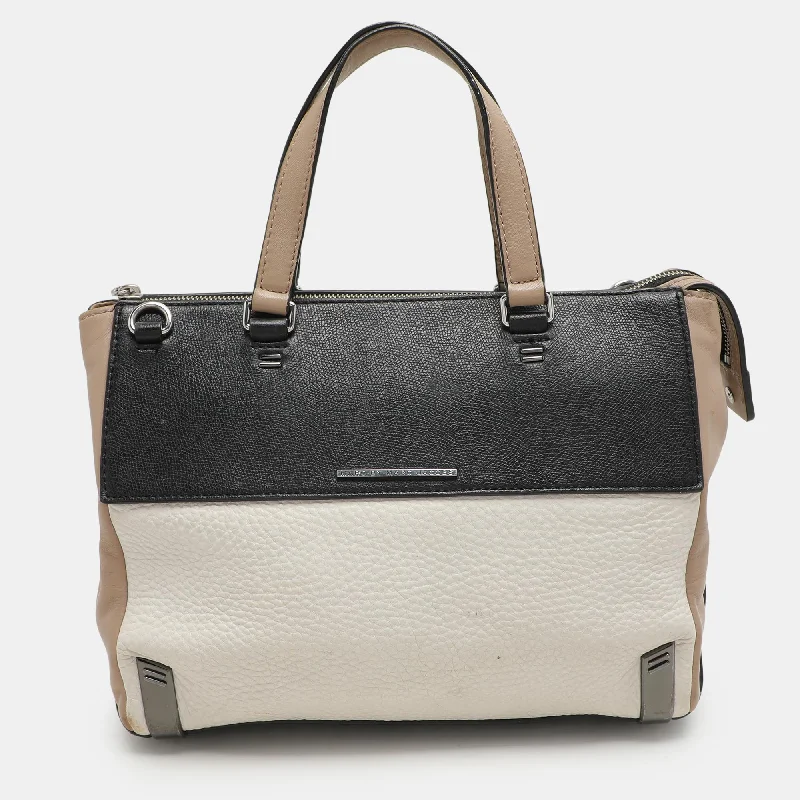 Laptop - Friendly Women's Satchels in Black and Grey for Working WomenMarc By Marc Jacobs Colorblock Leather Sheltered Island Satchel