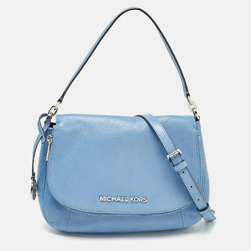 Water - Resistant Women's Satchels in Beige for Outdoor EnthusiastsMichael Kors Light Blue Leather Medium Bedford Top Handle Bag